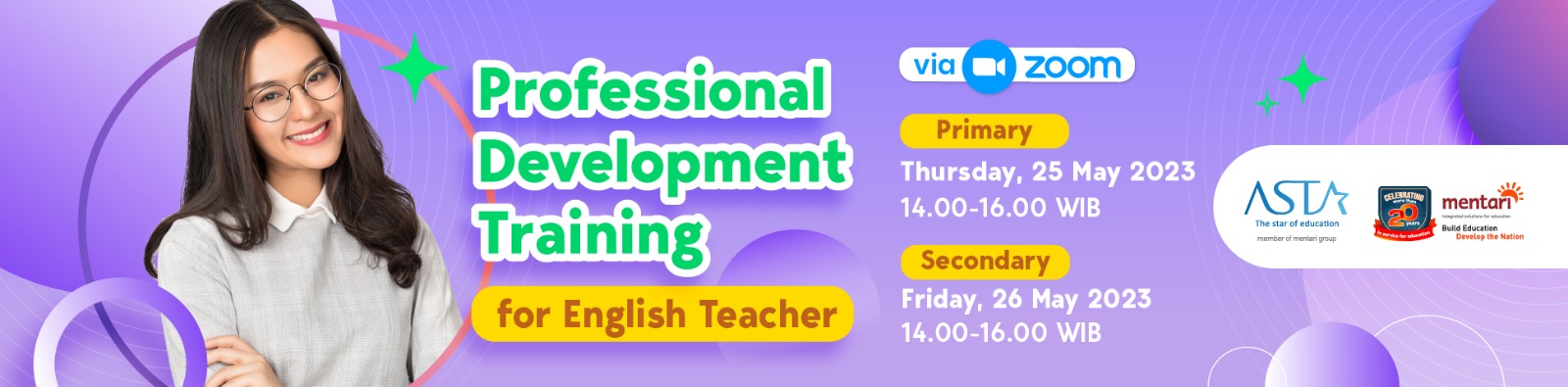 Professional Development Training for English Teacher - Mei 2023